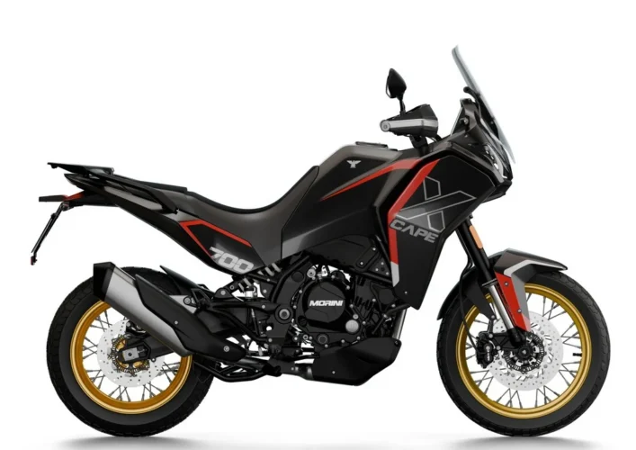 Mootorratas Moto Morini X-Cape X GOLD 700cc (kuldsete kodarvelgedega)