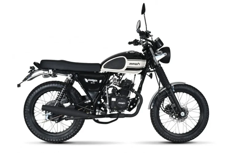 Mootorratas Mash Scrambler 50cc - Must