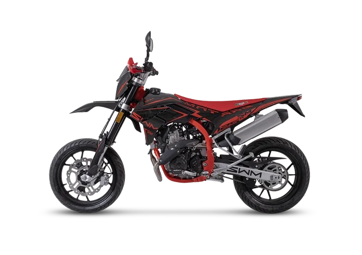 Mootorratas SWM SM R ABS 125cc - Punane